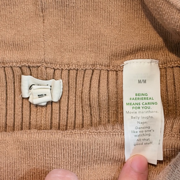 Aerie Brown Ribbed Knit sweater Set - Picture 6 of 9